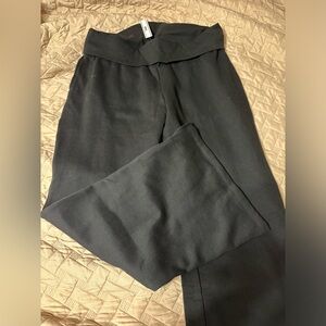 Black flare sweatpants